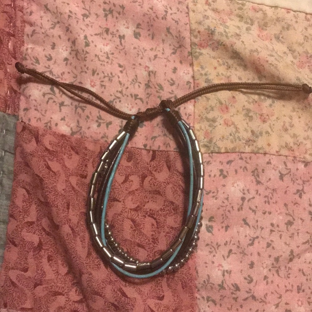 Paparazzi Brown & Turquoise bracelet